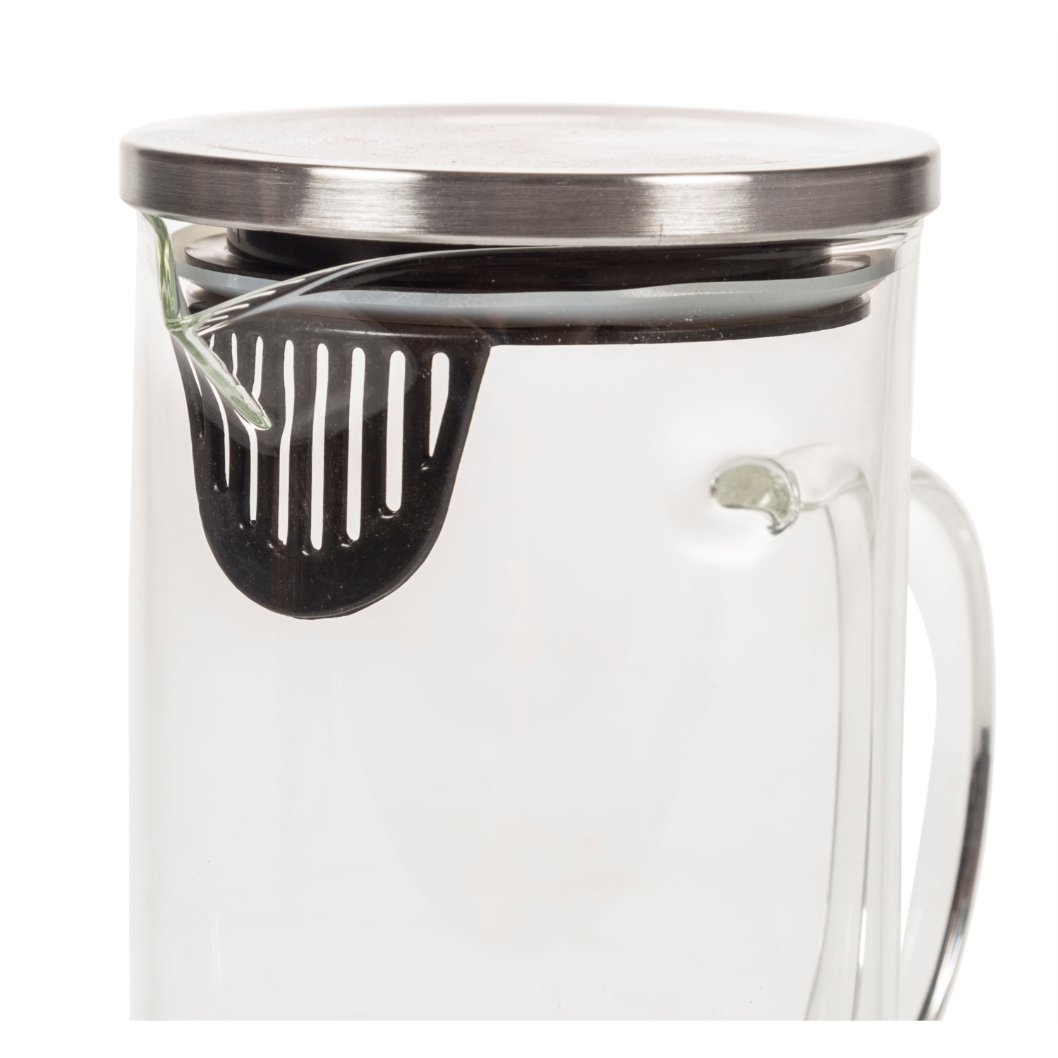 METAL KAPAKLI CAM SÜRAHİ 1 LT