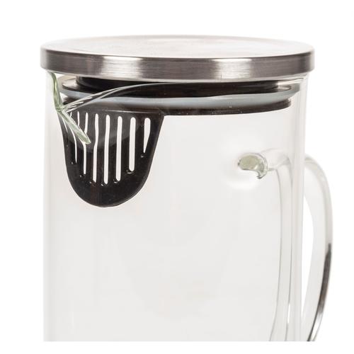  METAL KAPAKLI CAM SÜRAHİ 1 LT