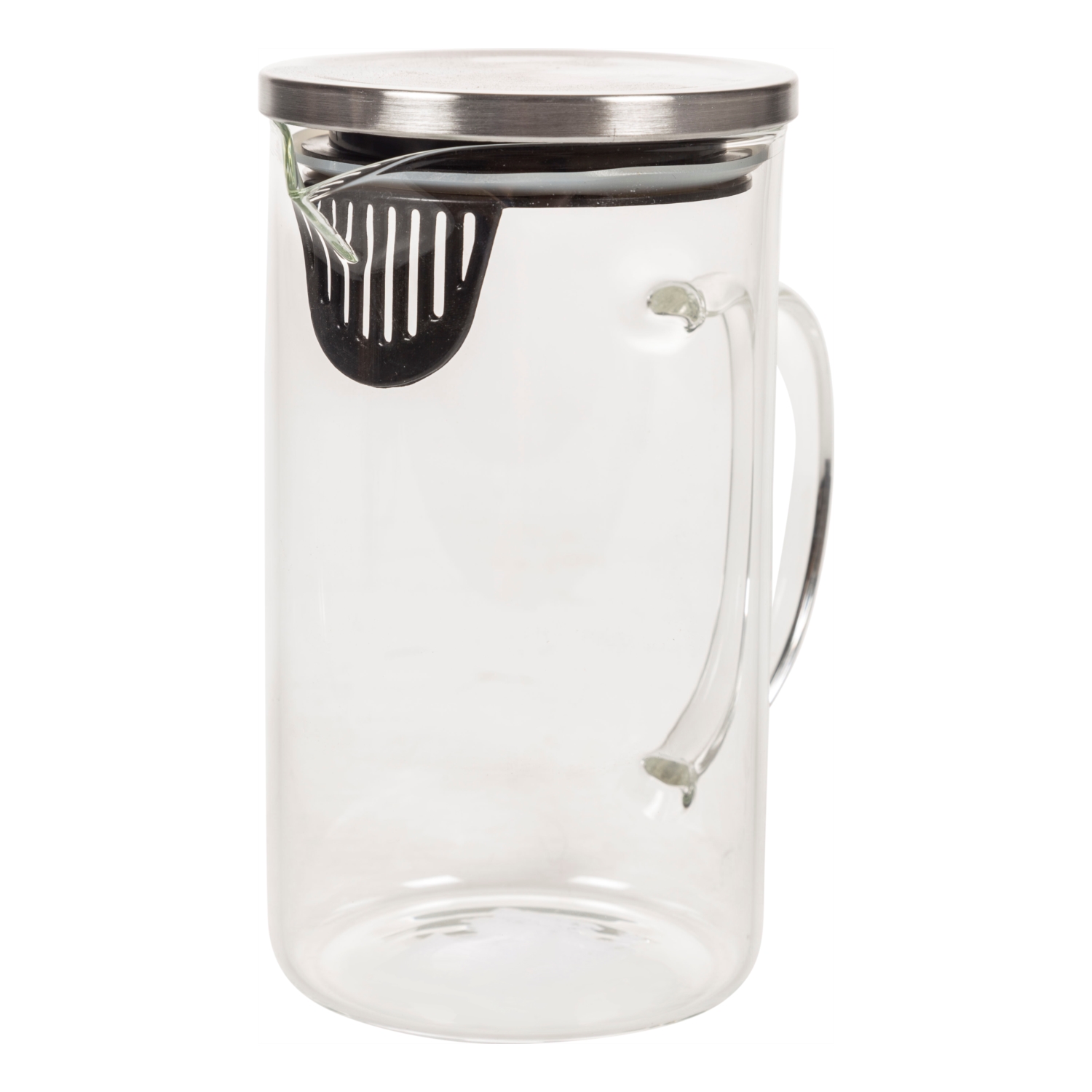 METAL KAPAKLI CAM SÜRAHİ 1 LT