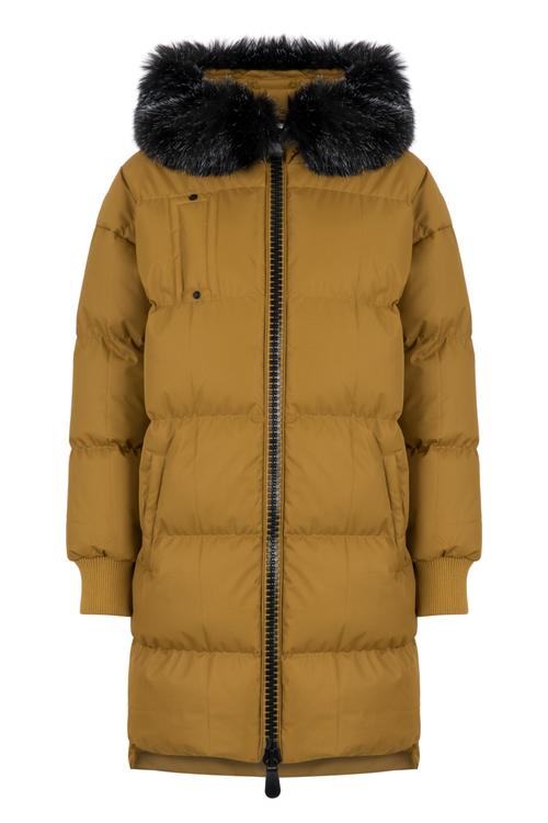  YAKA DETAYLI UZUN ŞİŞME MONT