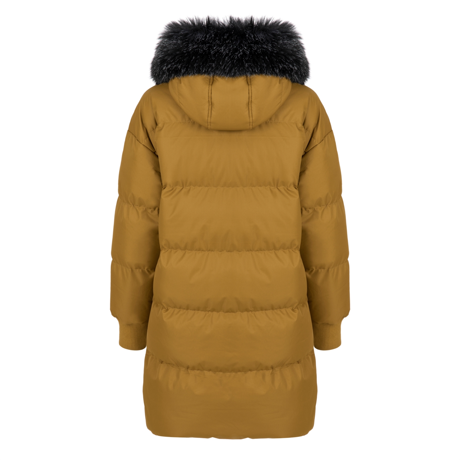 YAKA DETAYLI UZUN ŞİŞME MONT