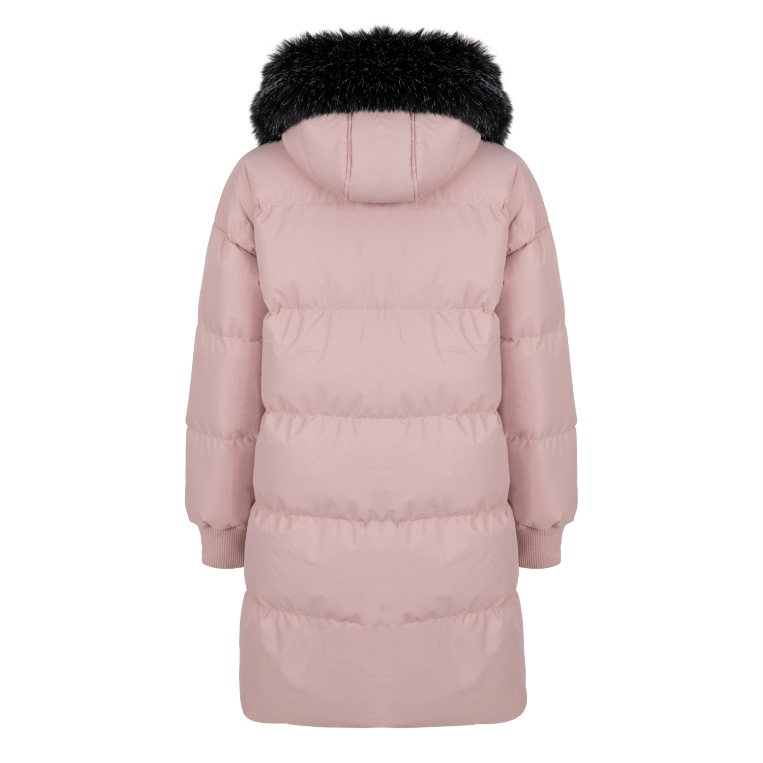 YAKA DETAYLI UZUN ŞİŞME MONT