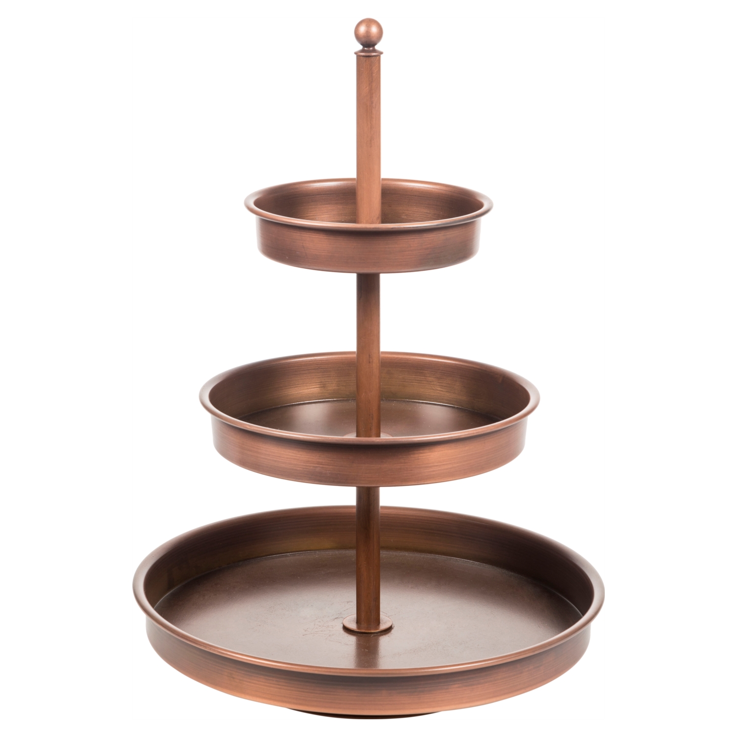 BAKIR KAPLAMA DEKORATİF KEK STANDI