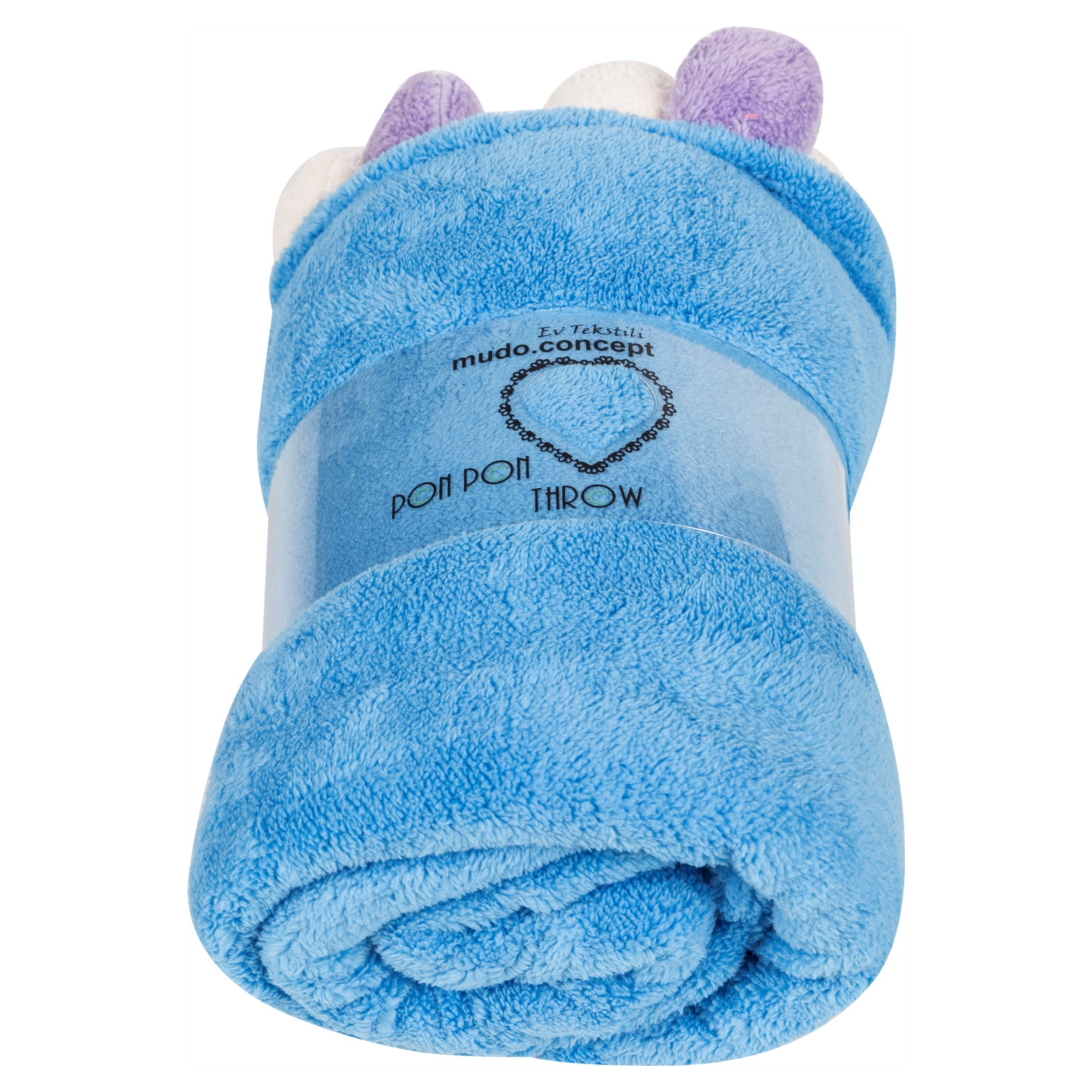 PONPONY MAVİ BATTANİYE TEK KİŞİLİK 130X160 CM