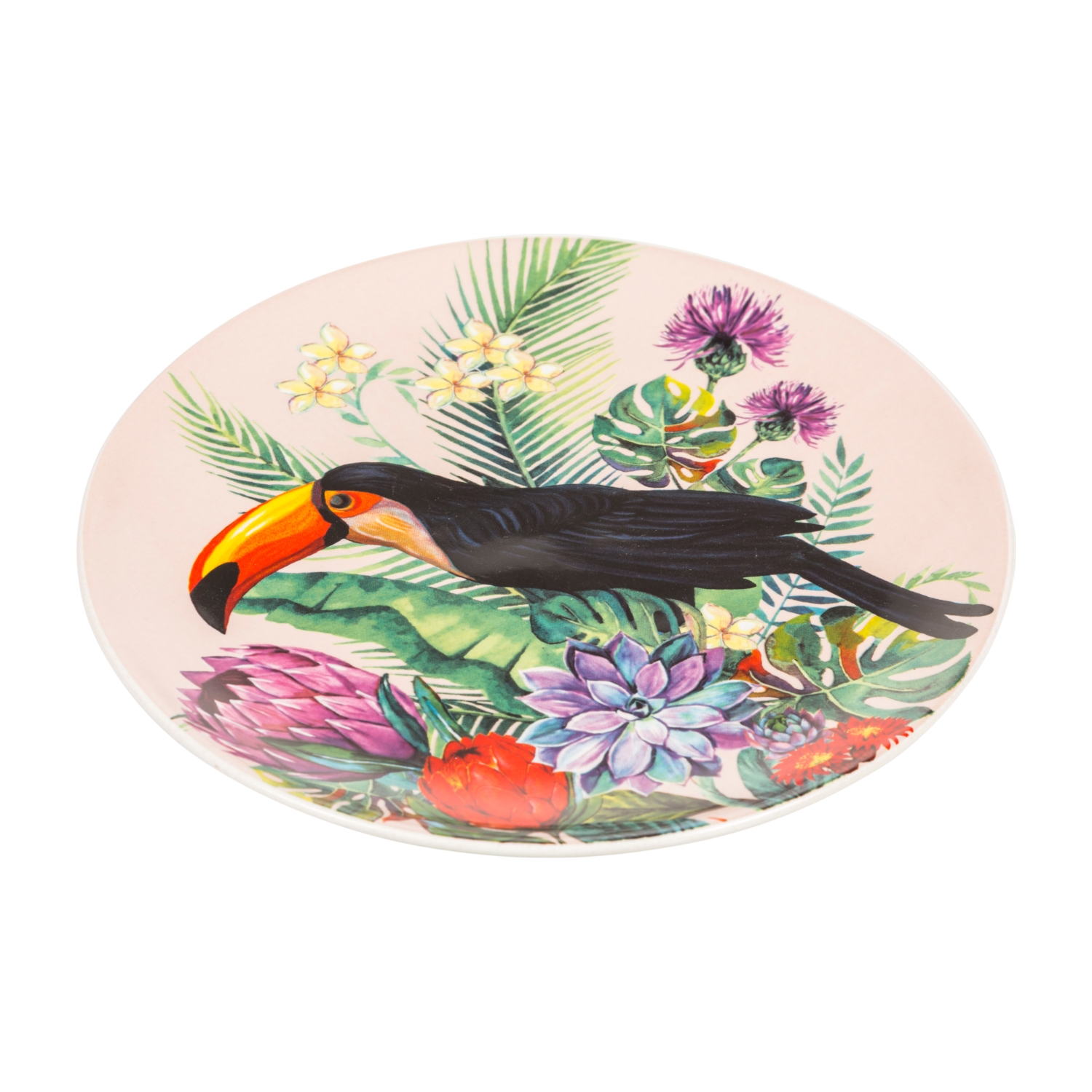FLORAL TUCAN PASTA TABAĞI 21 CM