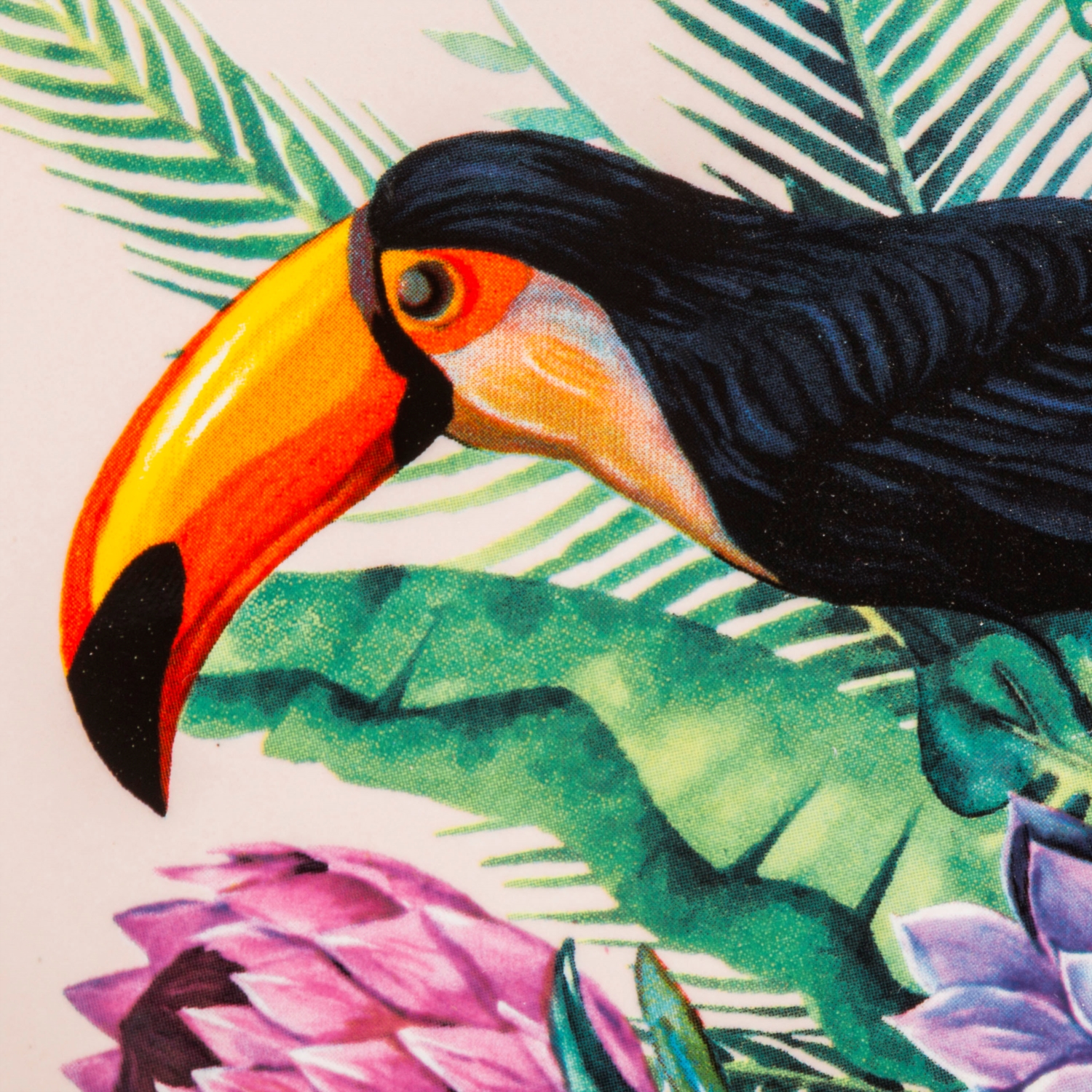 FLORAL TUCAN TATLI TABAĞI 16 CM