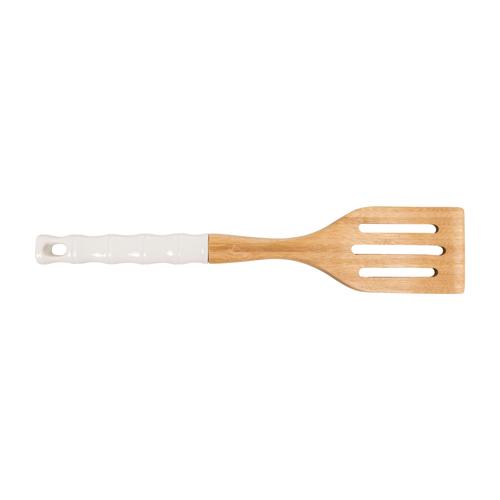 SERAMİK SAPLI BAMBU DELİKLİ SPATULA