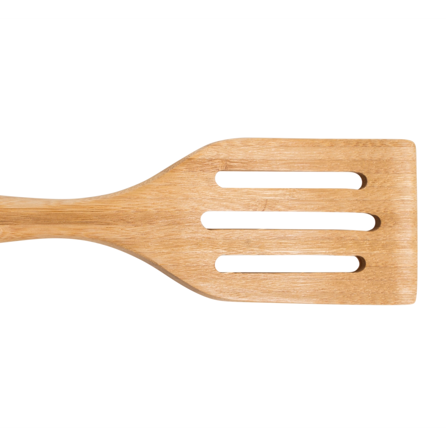 SERAMİK SAPLI BAMBU DELİKLİ SPATULA