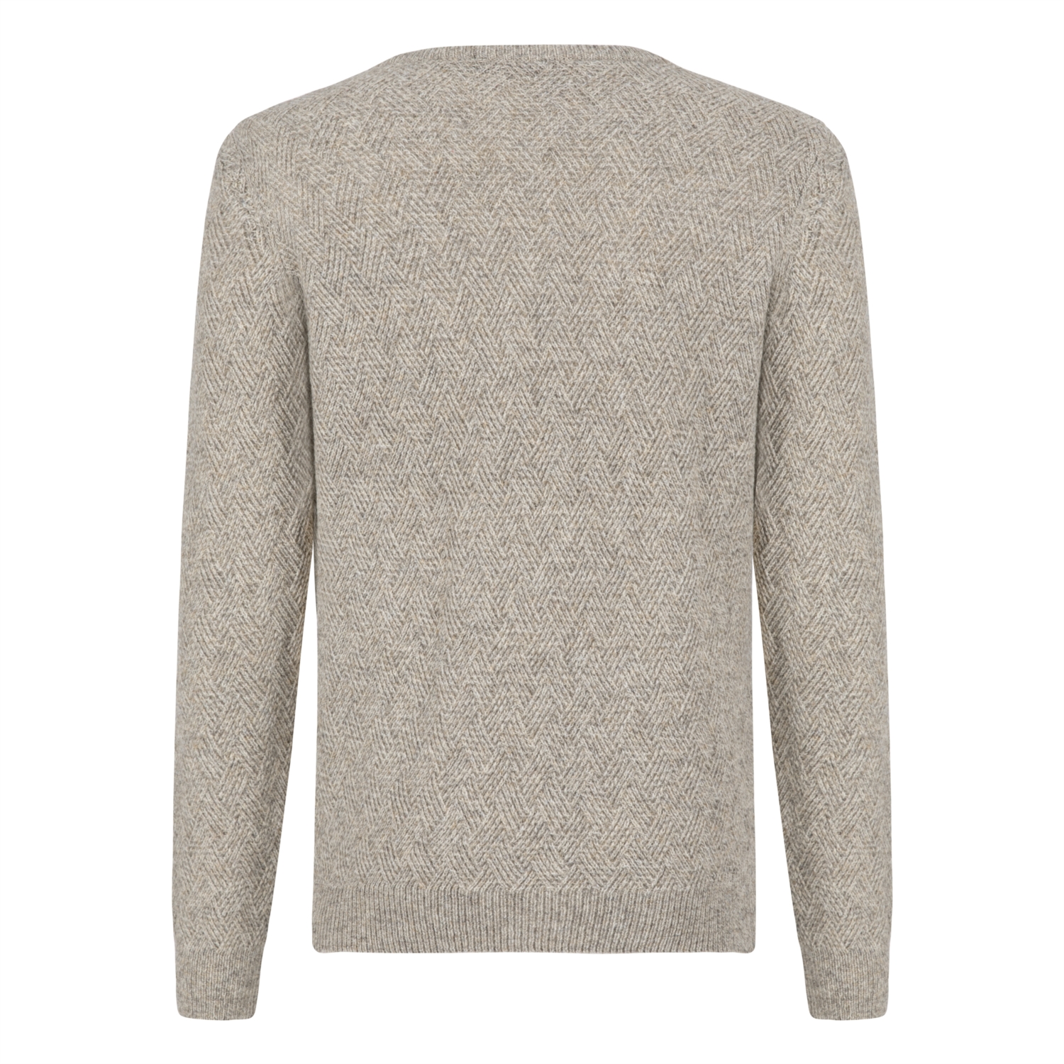 ÖRGÜ DESENLİ YUVARLAK YAKA KAZAK