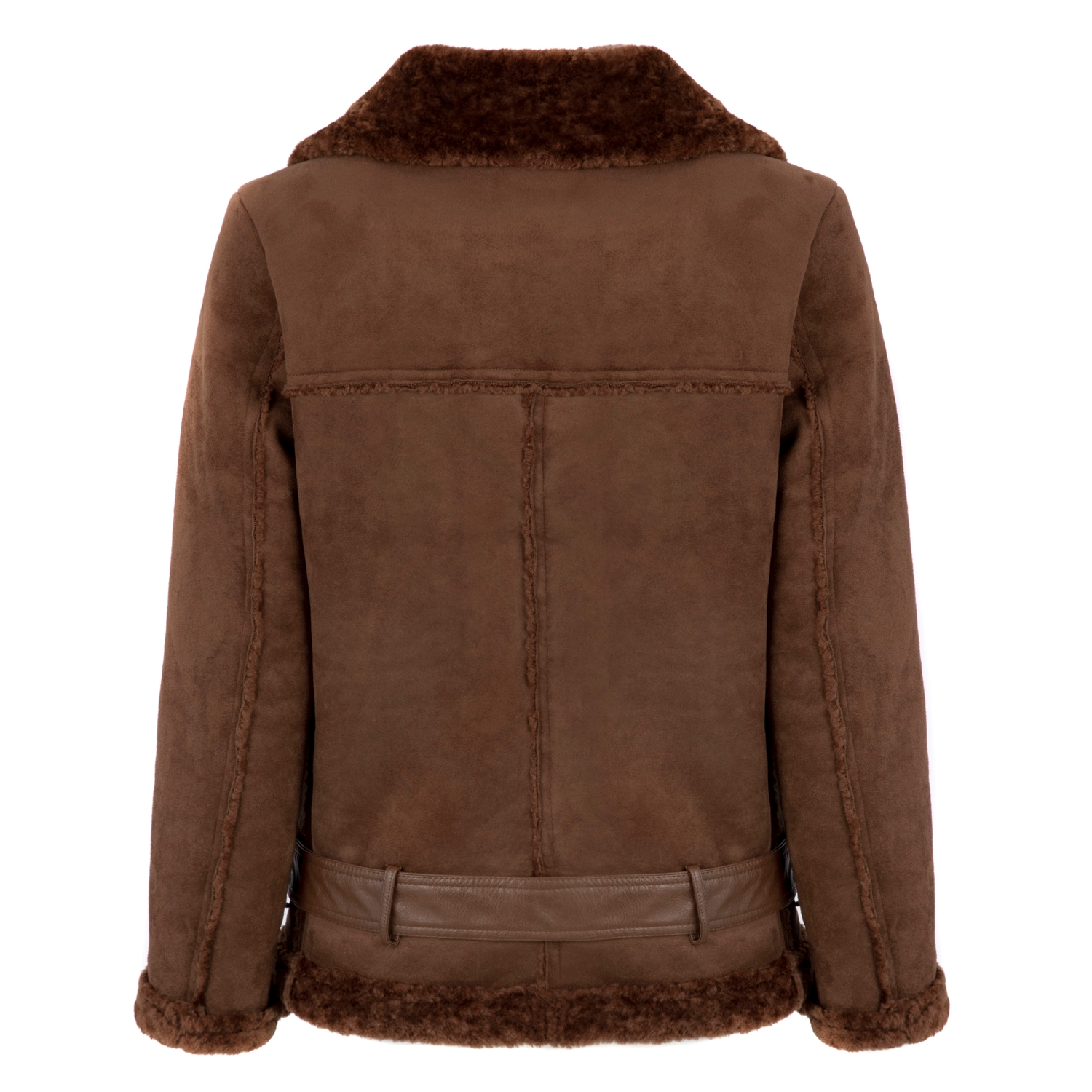 KÜRK YAKA BİKER MONT