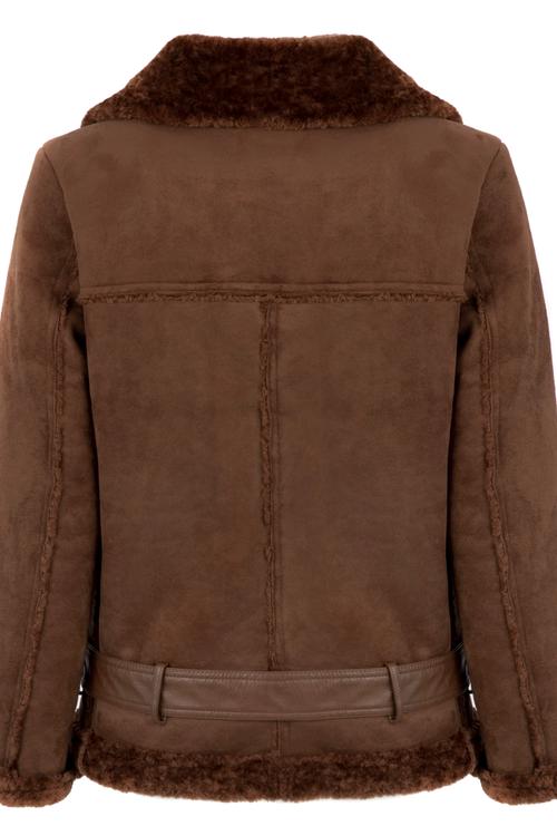  KÜRK YAKA BİKER MONT