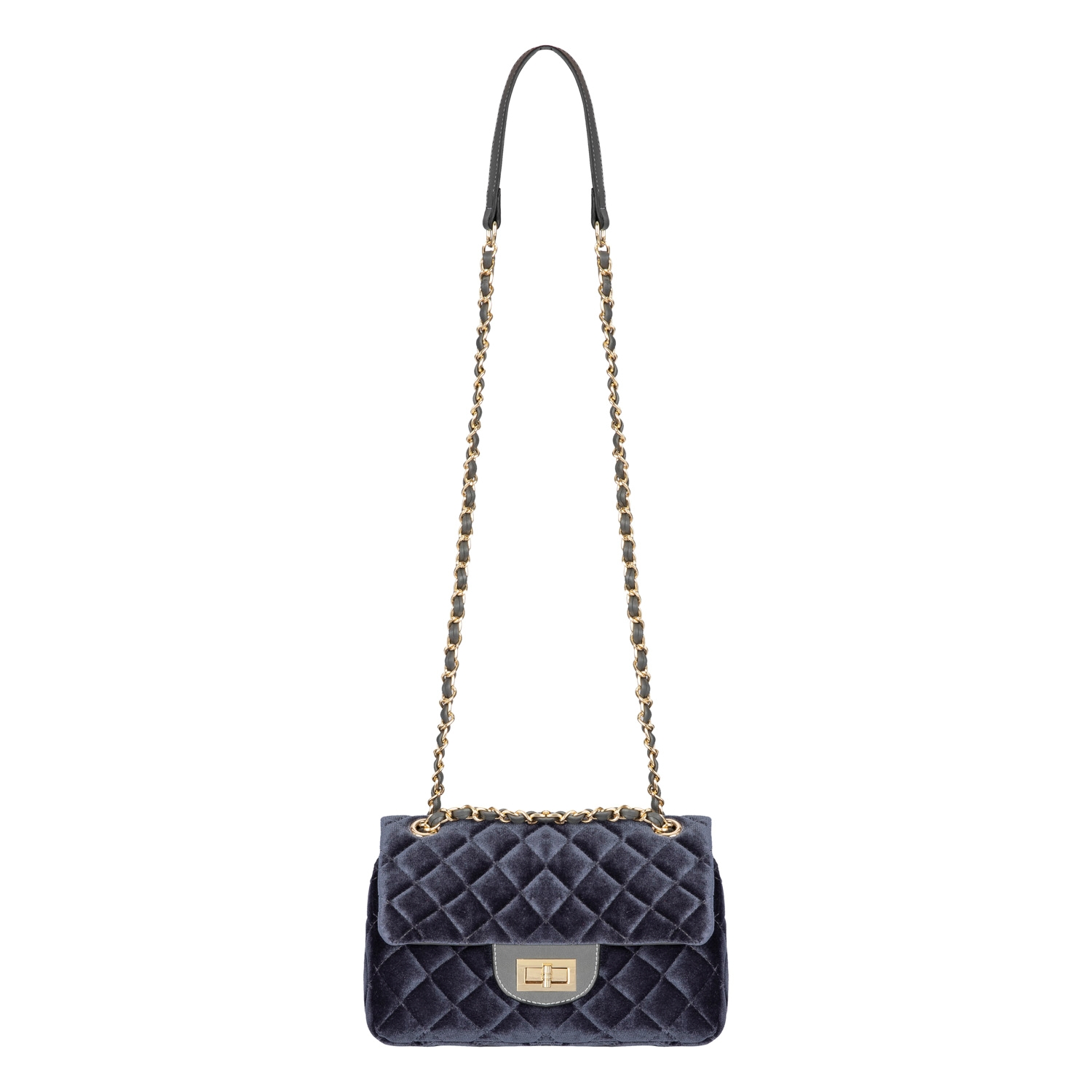 KADİFE GÖRÜNÜMLÜ ÇAPRAZ ASKILI ÇANTA