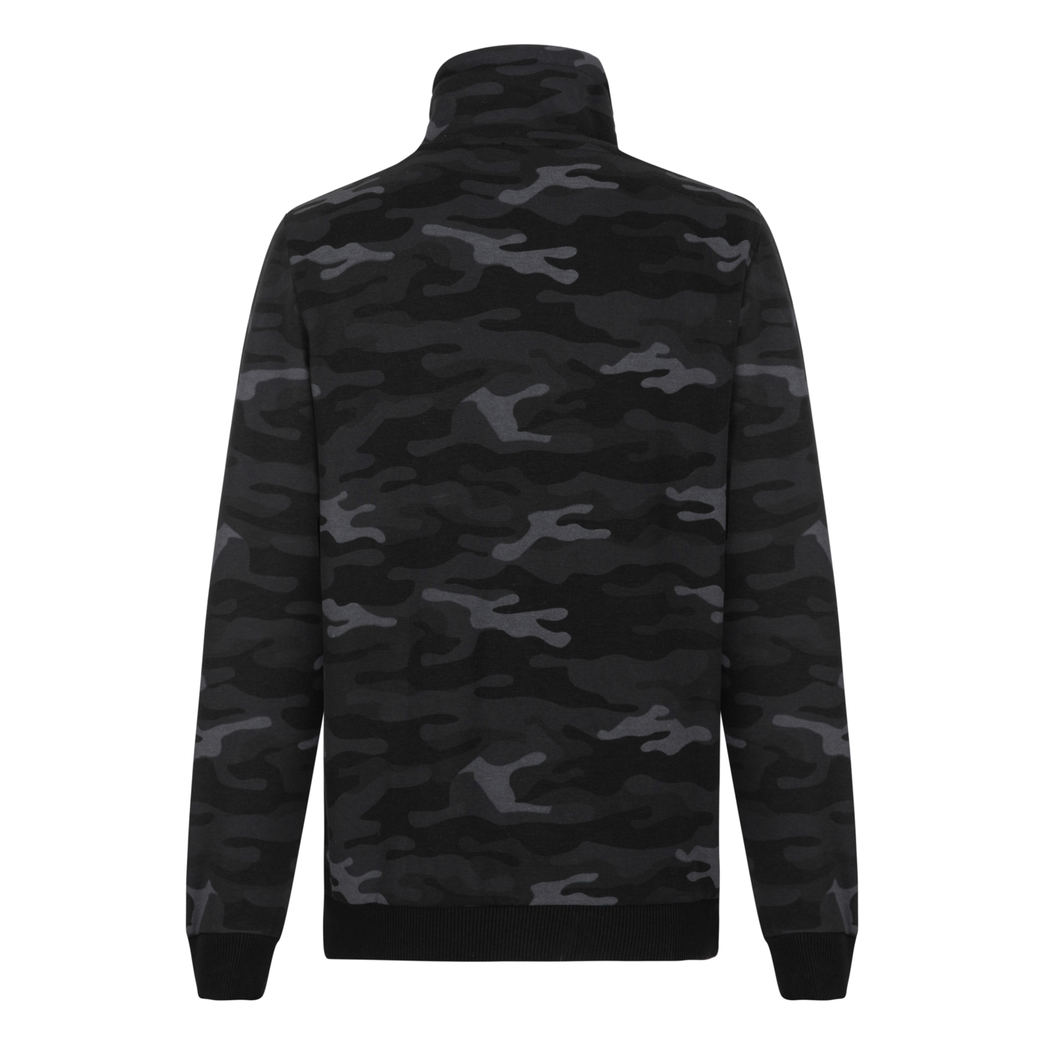 KAMUFLAJ DESENLİ DİK YAKA SWEATSHIRT