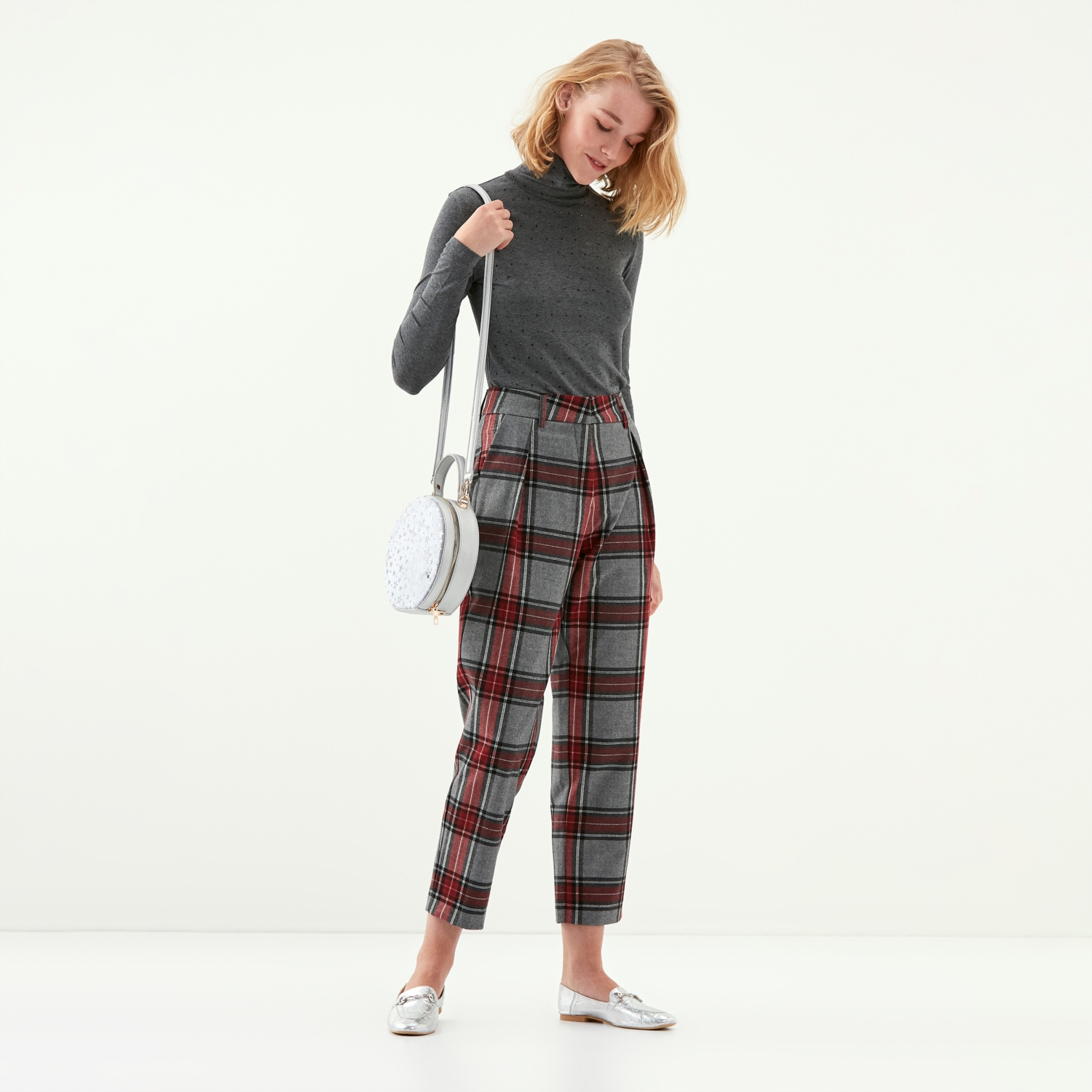 EKOSE DESENLİ HAVUÇ PANTOLON