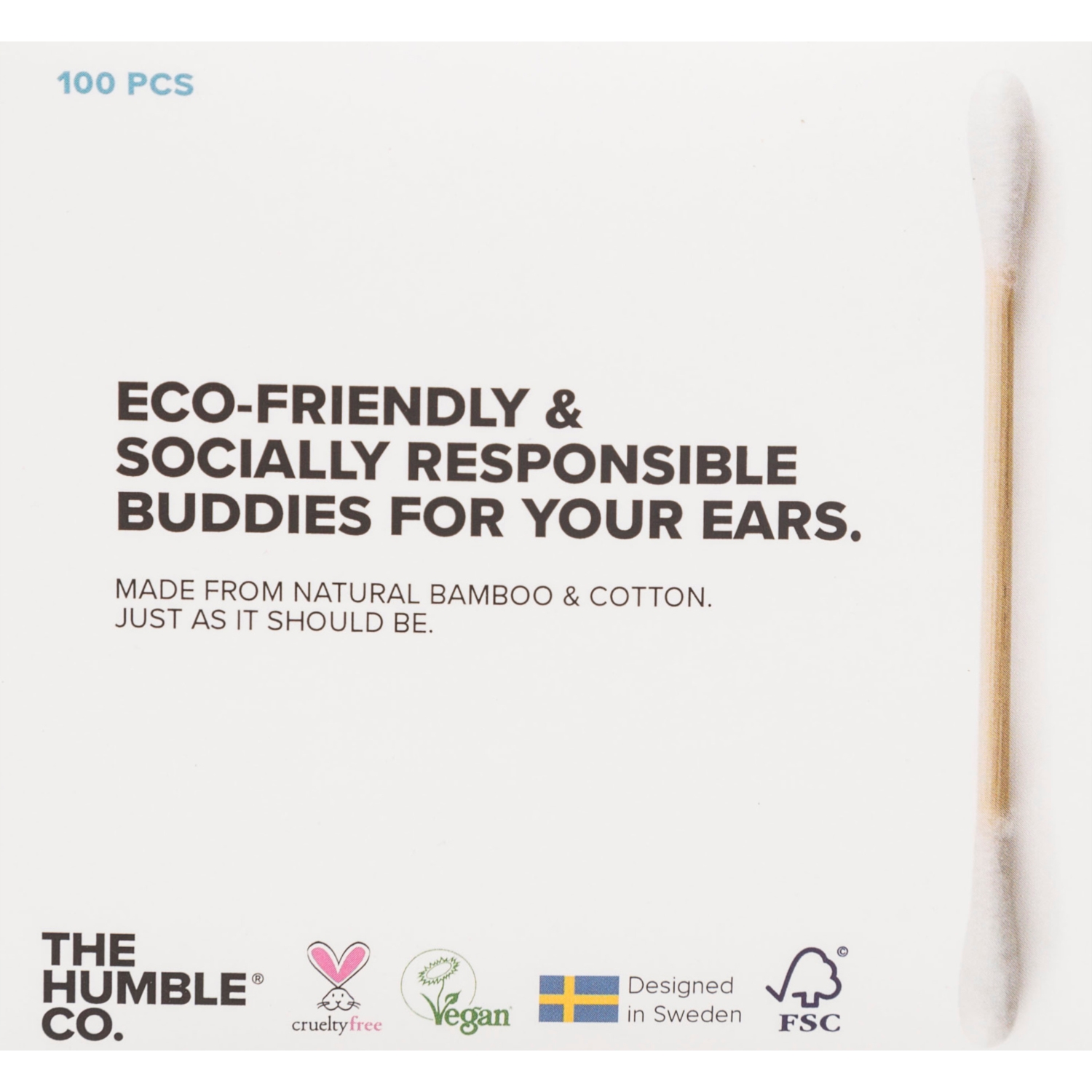 HUMBLE BRUSH KULAK ÇUBUĞU WHITE