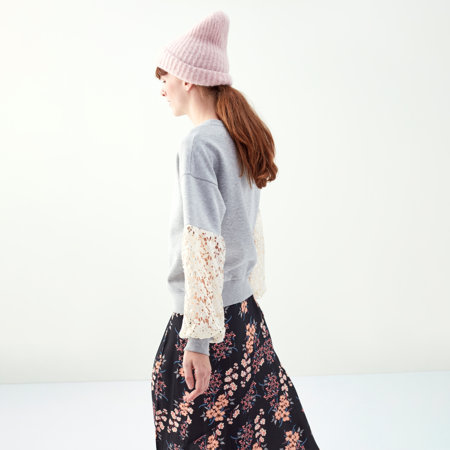 DANTEL KOL BİSİKLET YAKA SWEATSHIRT