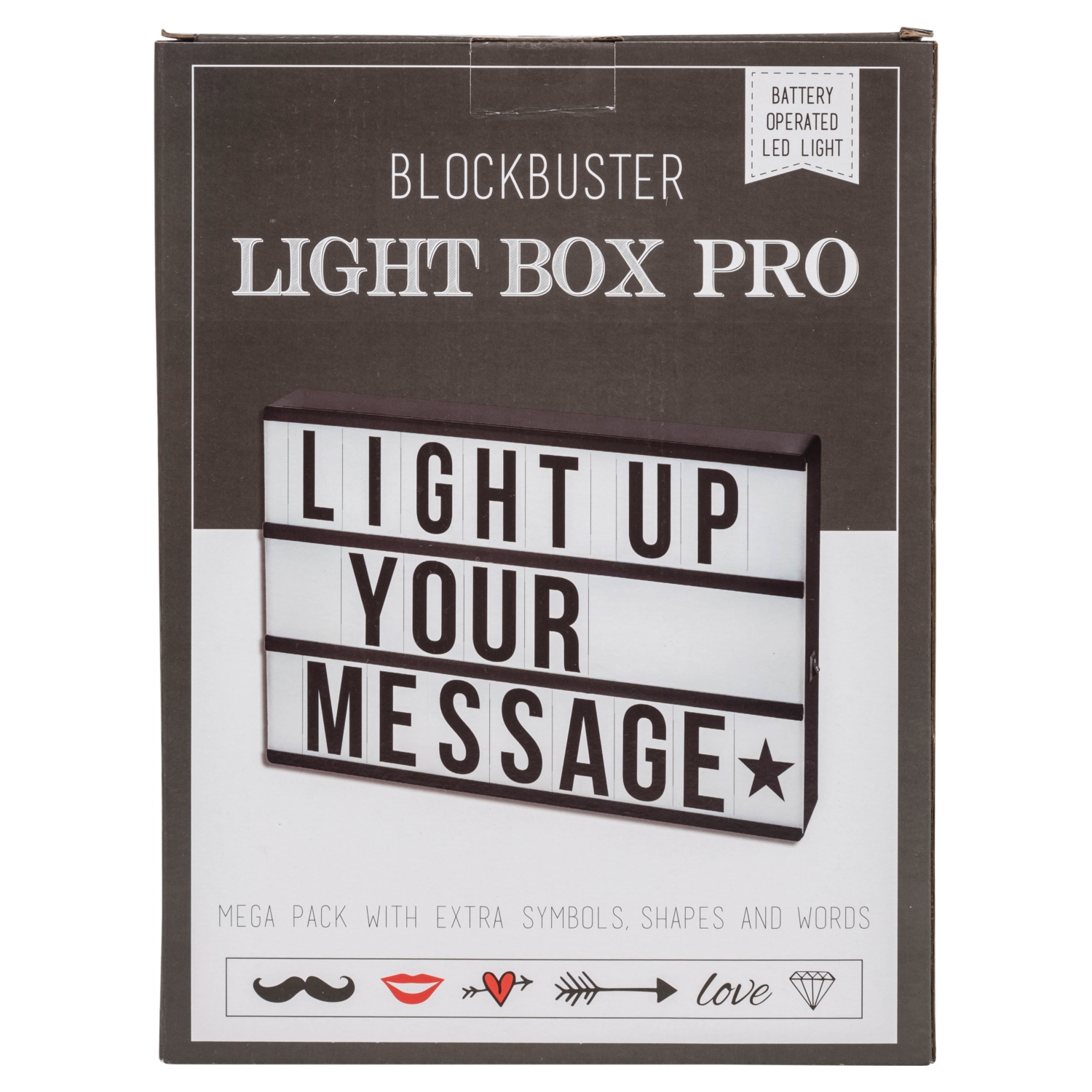 IŞIKLI YAZI PANOSU 30X22CM