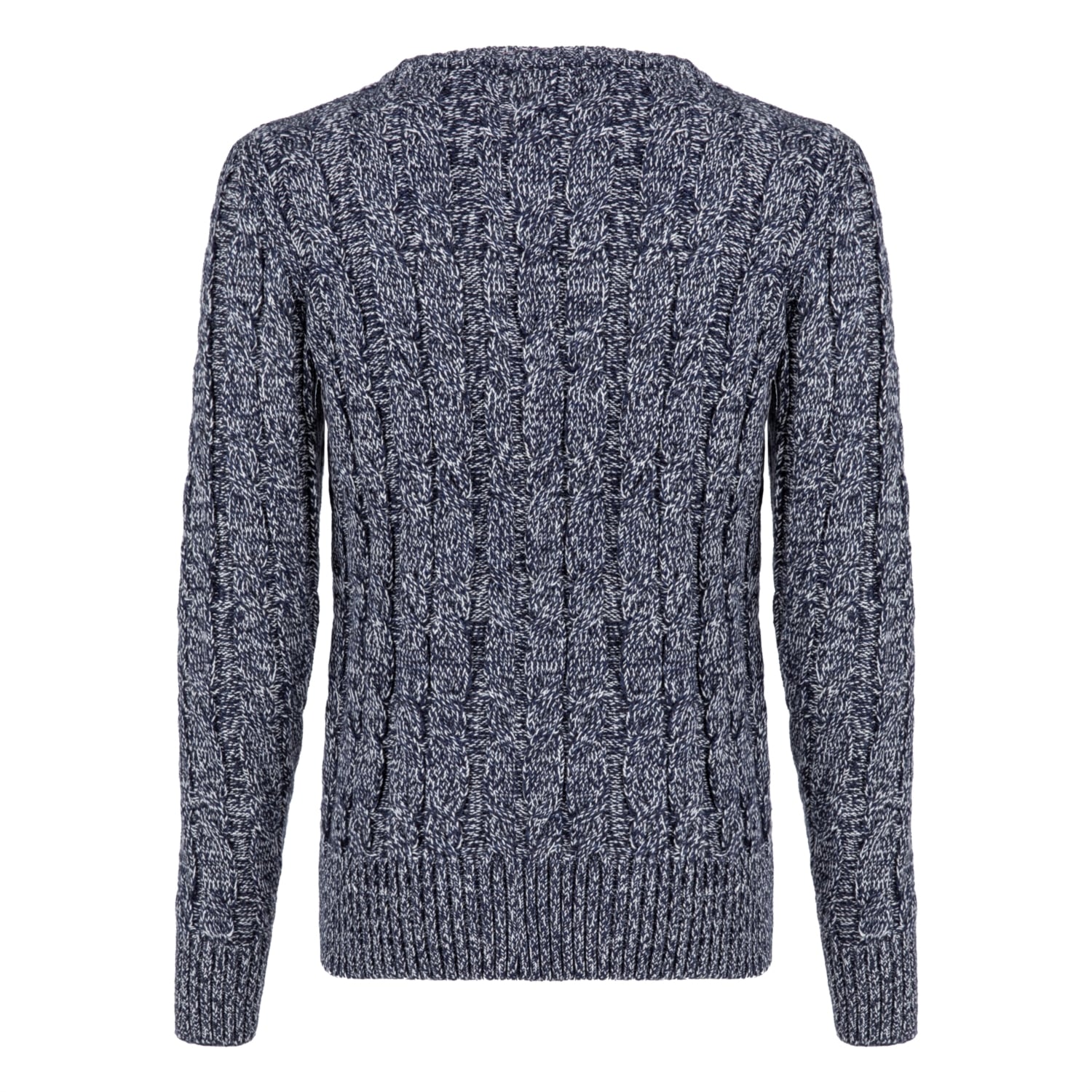 ÖRGÜ DETAYLI BİSİKLET YAKA KAZAK