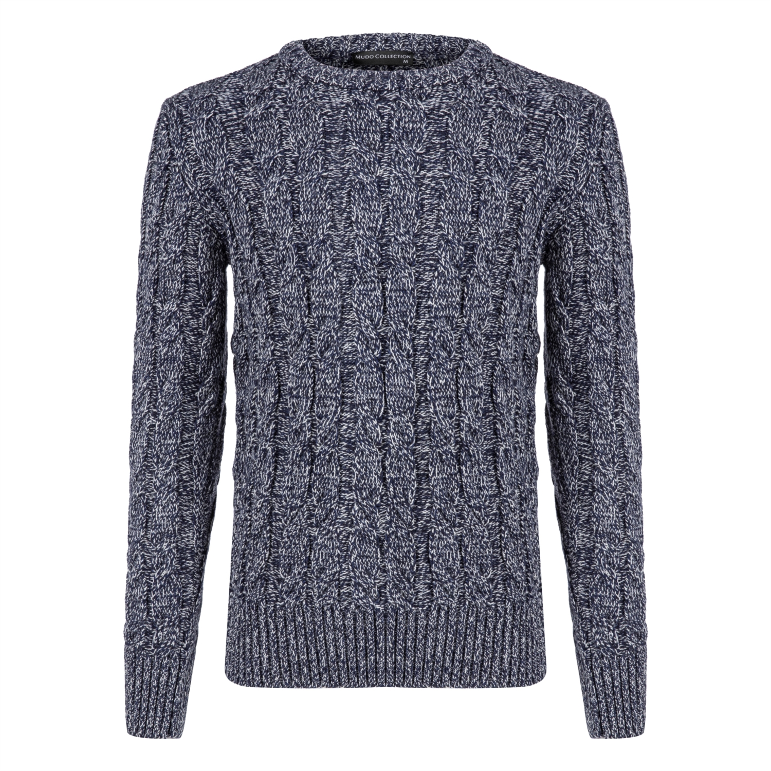 ÖRGÜ DETAYLI BİSİKLET YAKA KAZAK