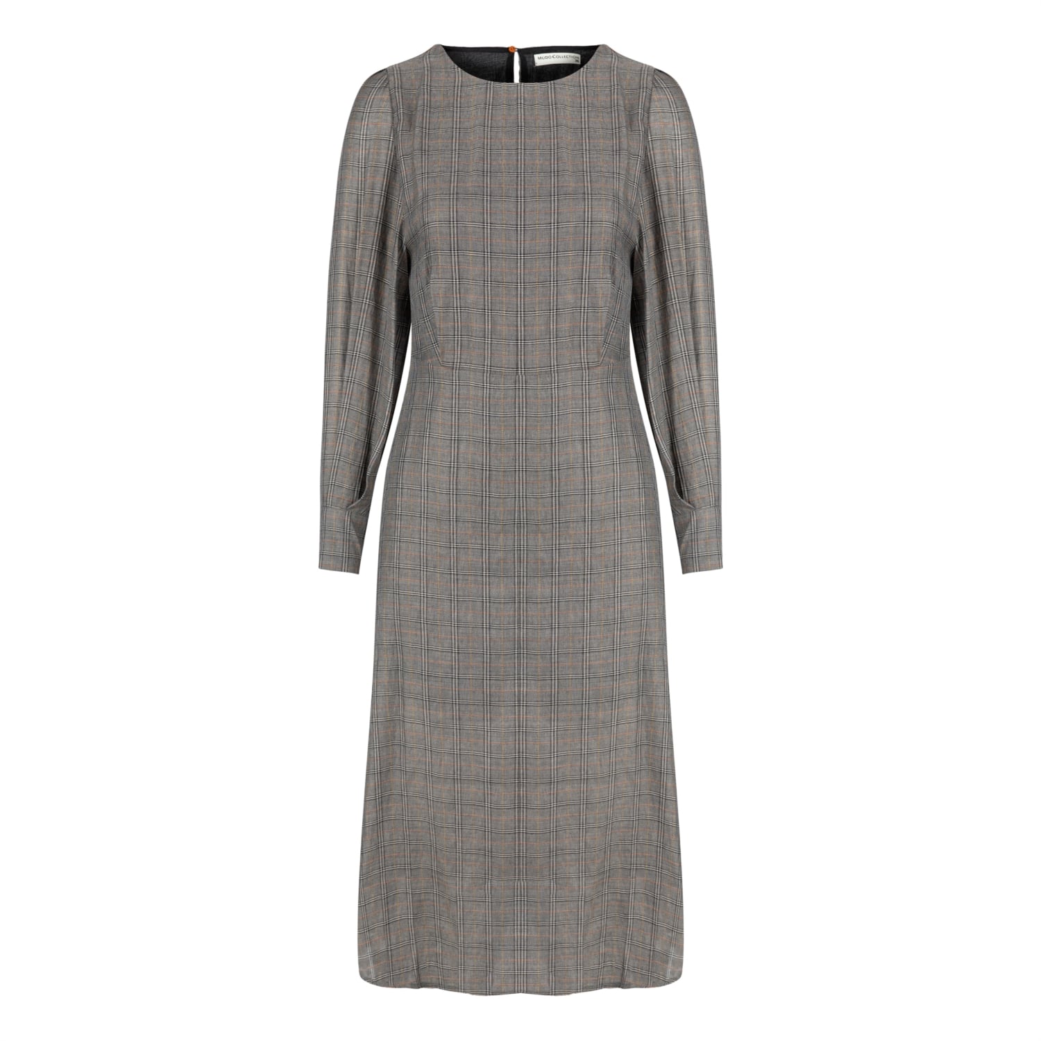 EKOSE DESENLİ DOKUME ELBİSE