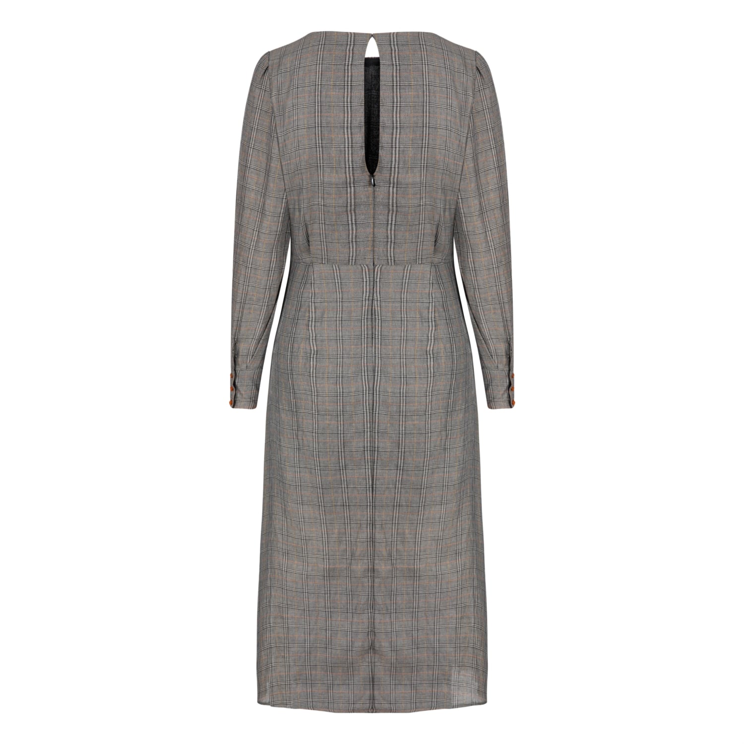 EKOSE DESENLİ DOKUME ELBİSE