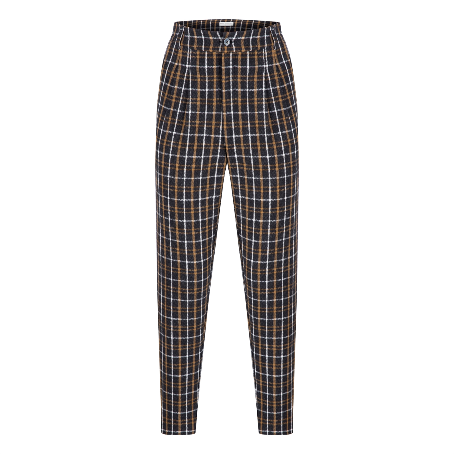 EKOSE DESENLİ STRAIGHT DOKUMA PANTOLON