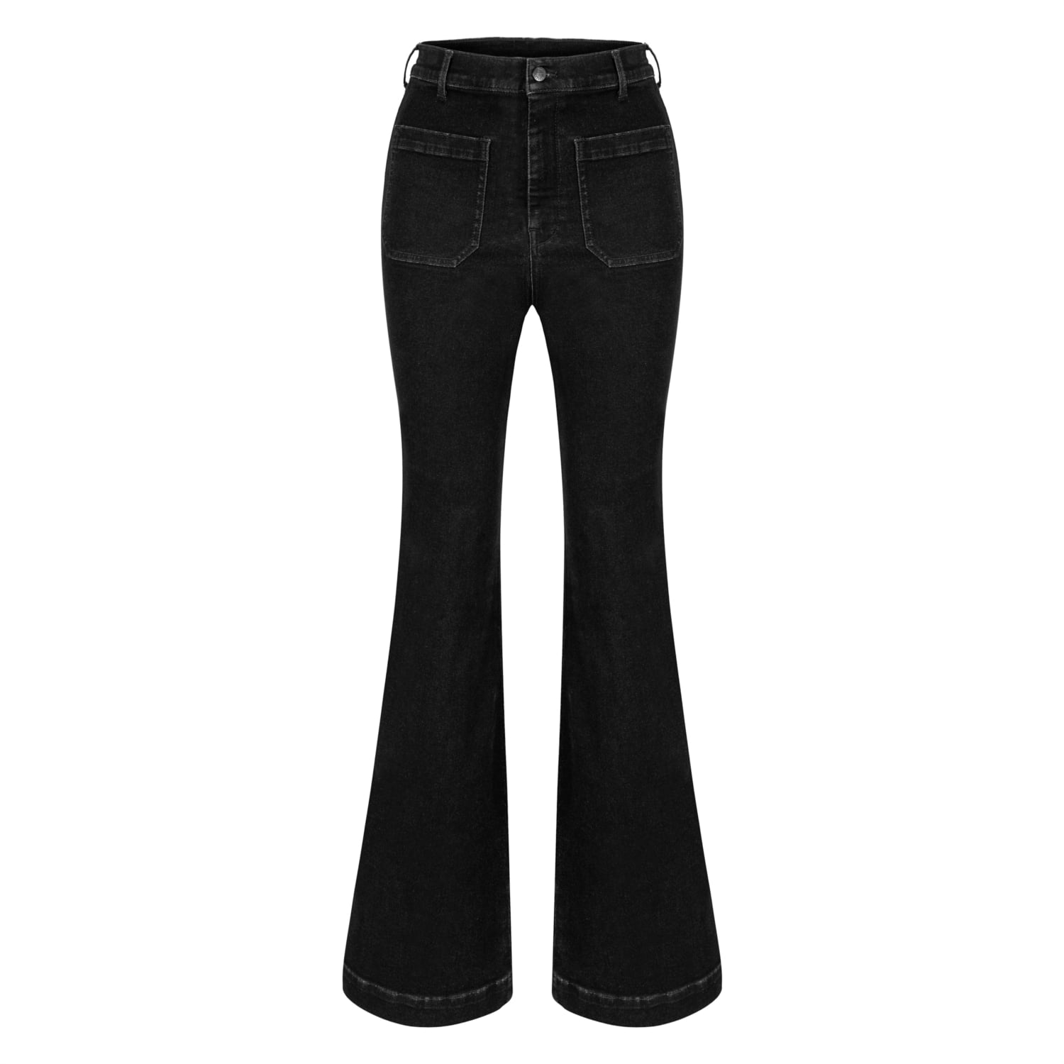 CEP DETAYLI İSPANYOL PAÇA JEAN PANTOLON