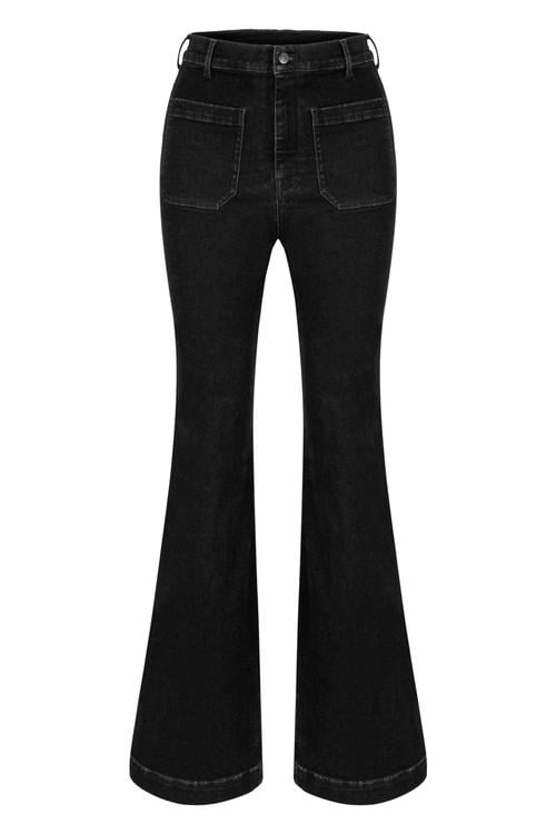  CEP DETAYLI İSPANYOL PAÇA JEAN PANTOLON