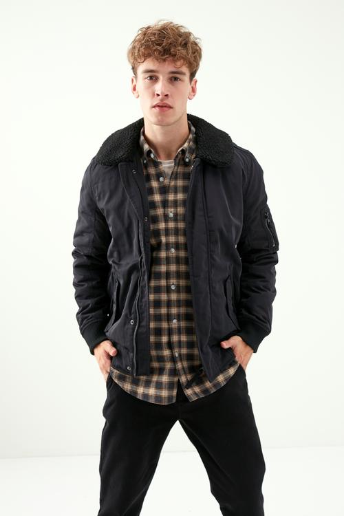  YAKA DETAYLI BOMBER CEKET