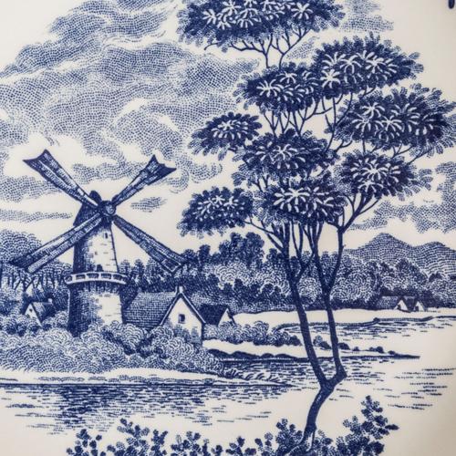  BLUE MILL 6 LI ÇUKUR YEMEK TABAĞI SETİ - 23 CM