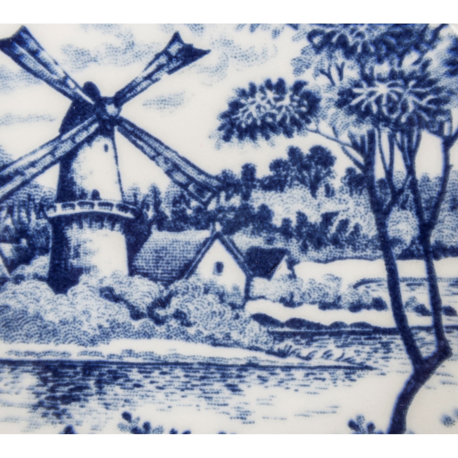 BLUE MILL 6 LI ÇAY TABAĞI SETİ - 10CM