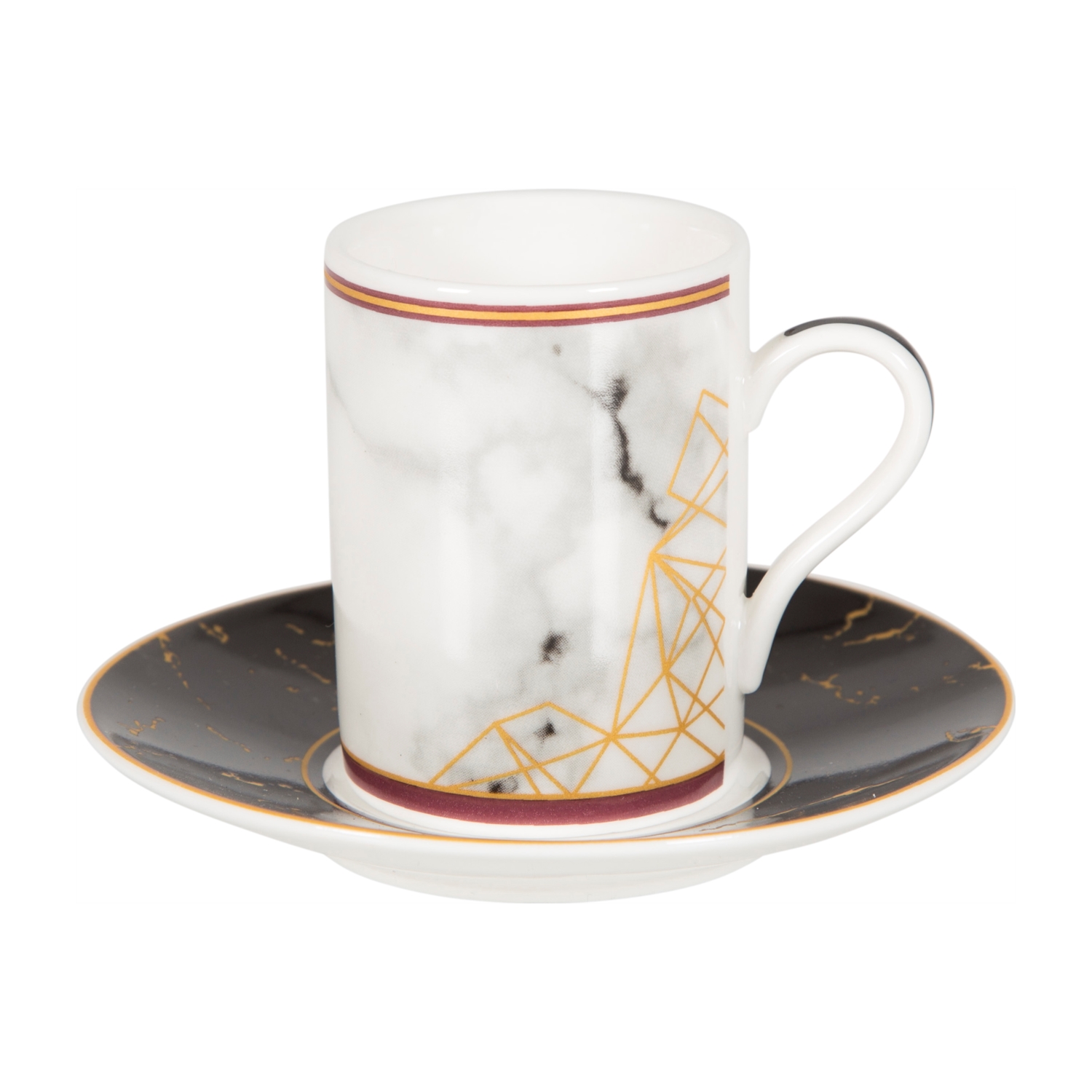 6'Lİ KAHVE FİNCANI SETİ MARBLE