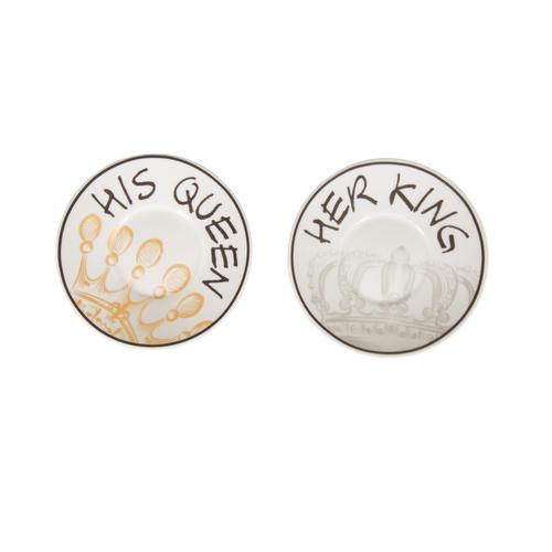  2'Lİ KAHVE FİNCANI SETİ KING&QUEEN
