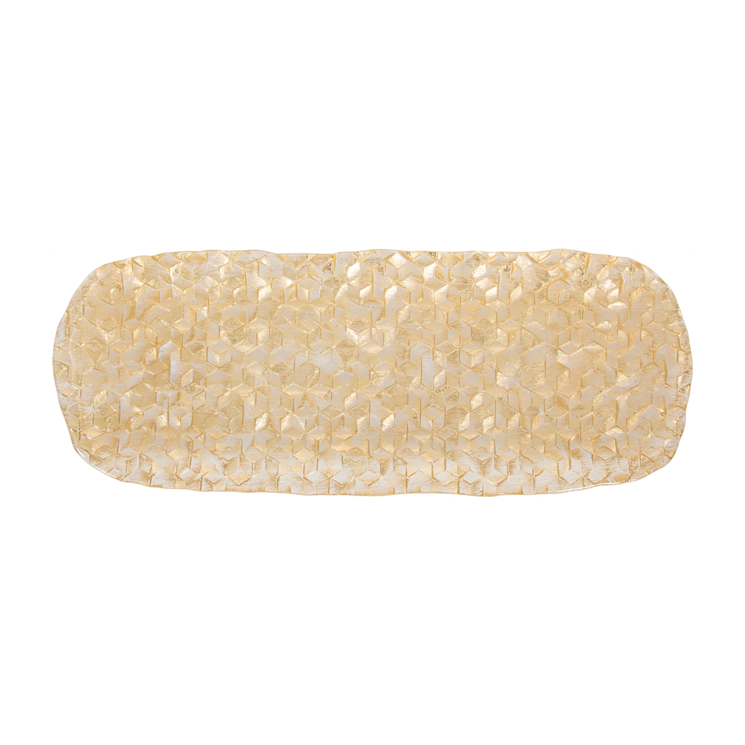 SUNUM TABAĞI CUBIC GOLD 47*17CM