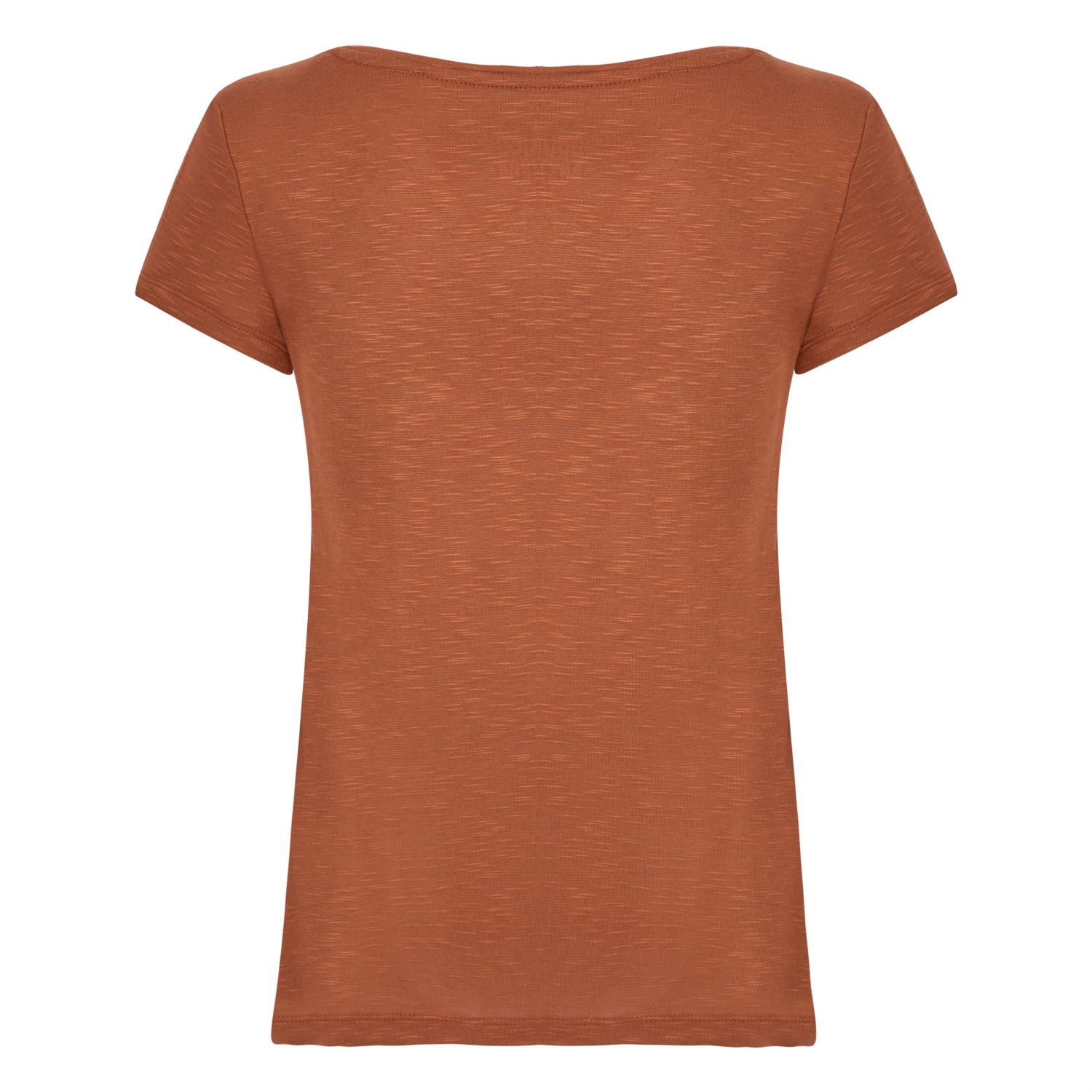 CEP DETAYLI V YAKA T-SHIRT