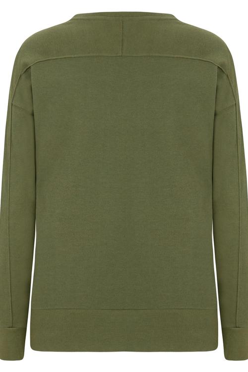  YILDIZ BASKILI BİSİKLET YAKA SWEATSHIRT