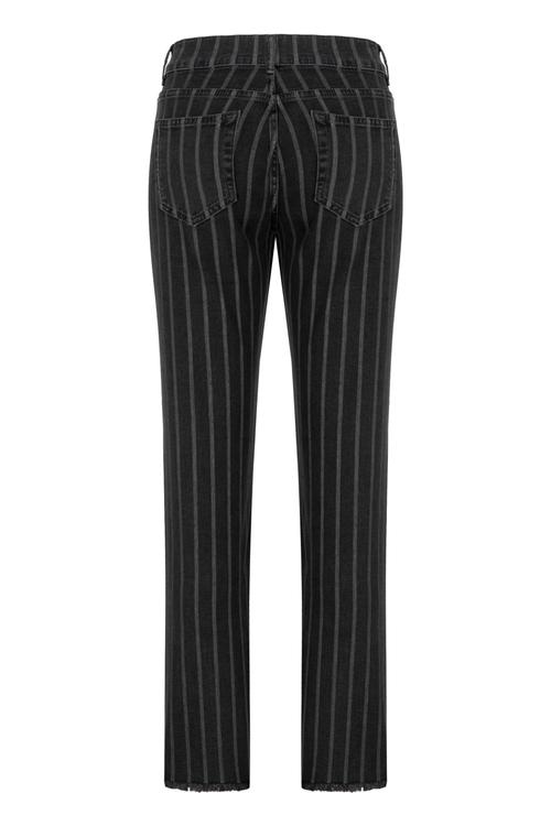  ÇİZGİLİ MOM JEAN PANTOLON