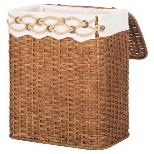  HELIX KAHVE ÇAMAŞIR SEPETİ DİKDÖRTGEN L