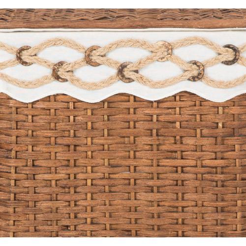  HELIX KAHVE ÇAMAŞIR SEPETİ DİKDÖRTGEN L