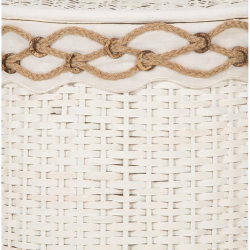  HELIX BEYAZ ÇAMAŞIR SEPETİ YUVARLAK XL