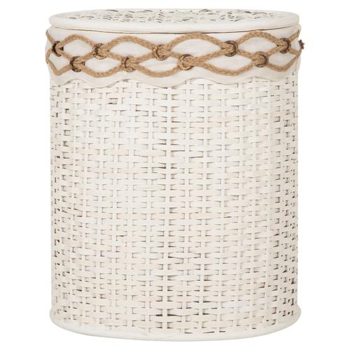  HELIX BEYAZ ÇAMAŞIR SEPETİ YUVARLAK XL