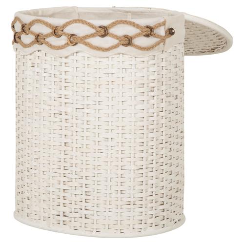  HELIX BEYAZ ÇAMAŞIR SEPETİ YUVARLAK XL