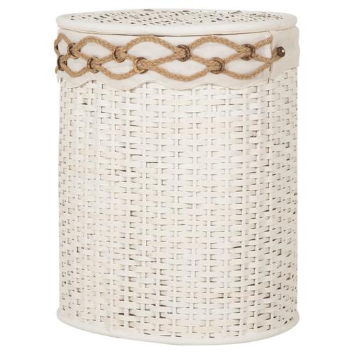  HELIX BEYAZ ÇAMAŞIR SEPETİ YUVARLAK XL