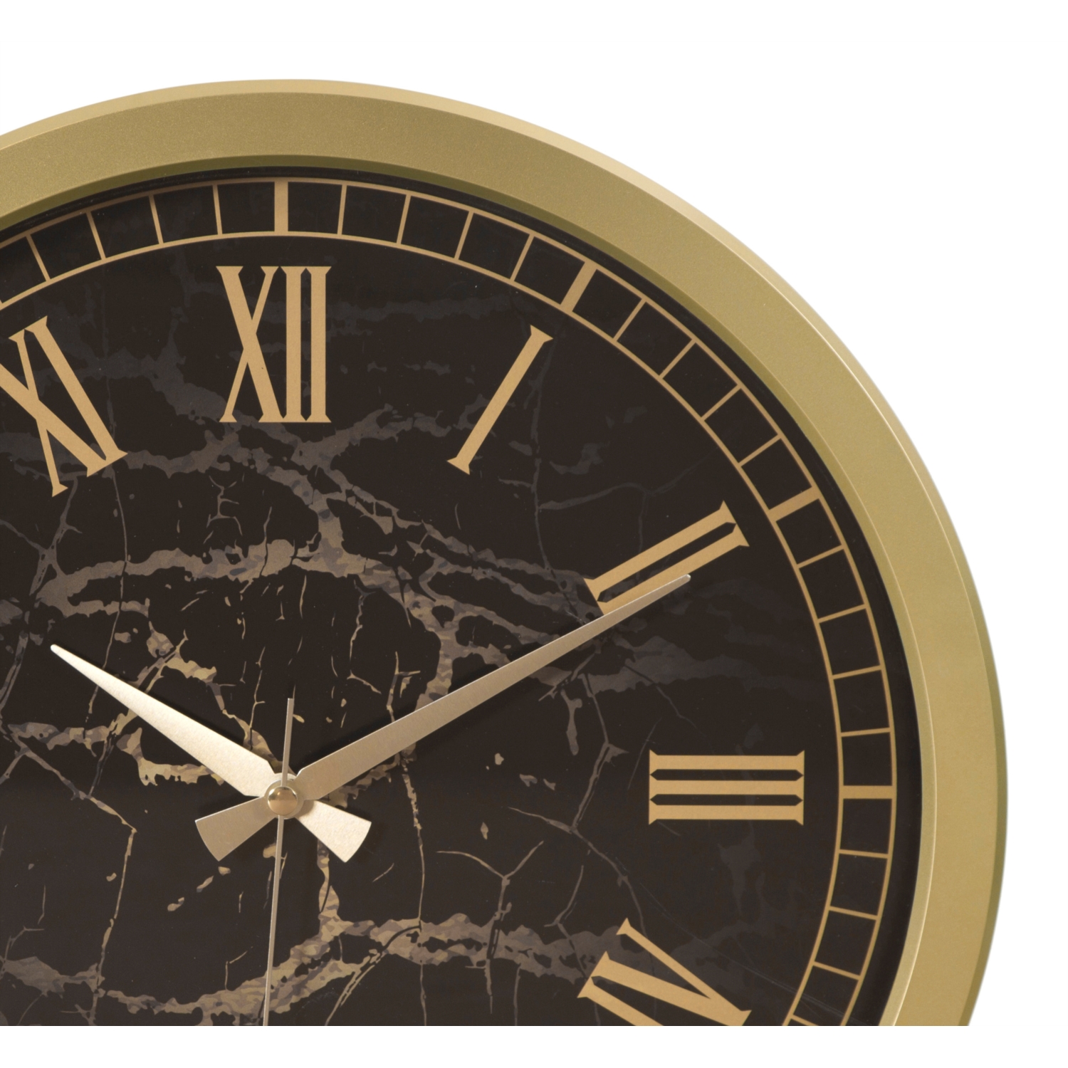 MARBLE DUVAR SAATİ 40 CM SİYAH