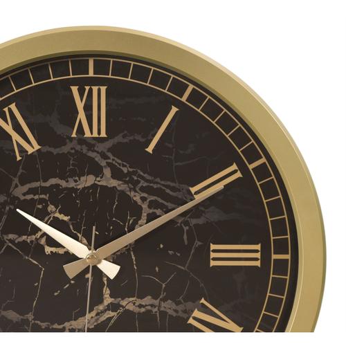  MARBLE DUVAR SAATİ 40 CM SİYAH