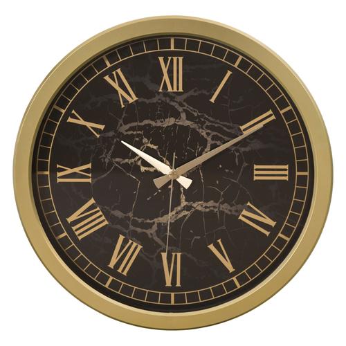  MARBLE DUVAR SAATİ 40 CM SİYAH