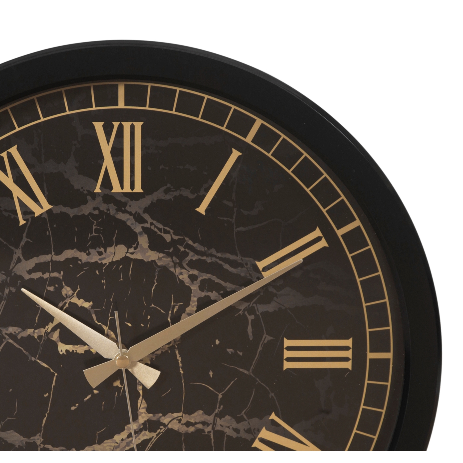 MARBLE DUVAR SAATİ 40 CM SİYAH