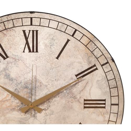  MARBLE DUVAR SAATİ 50 CM KREM