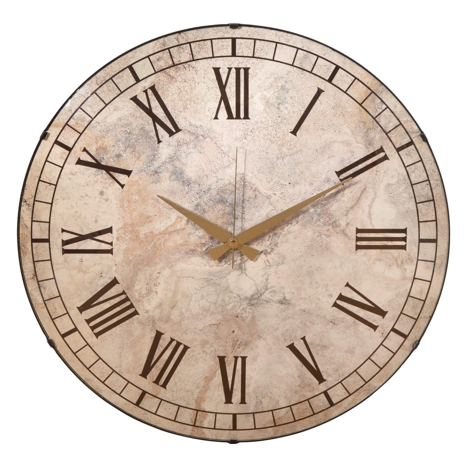 MARBLE DUVAR SAATİ 50 CM KREM