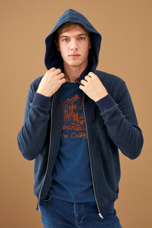  FERMUARLI KAPÜŞONLU SWEATSHIRT